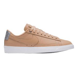 Nike Blazer Low Sneaker in Blush/Metallic Silver